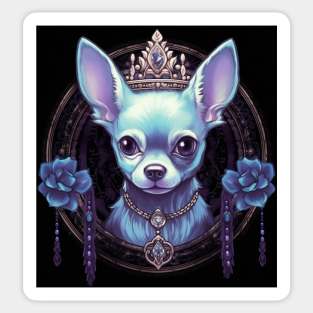 Chihuahua Gothic Sticker